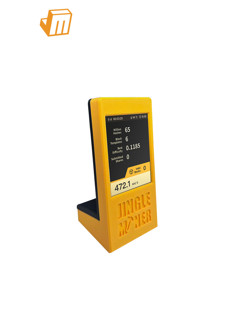 Jingle Miner BTC Solo Lottery Monitor 460Kh/s