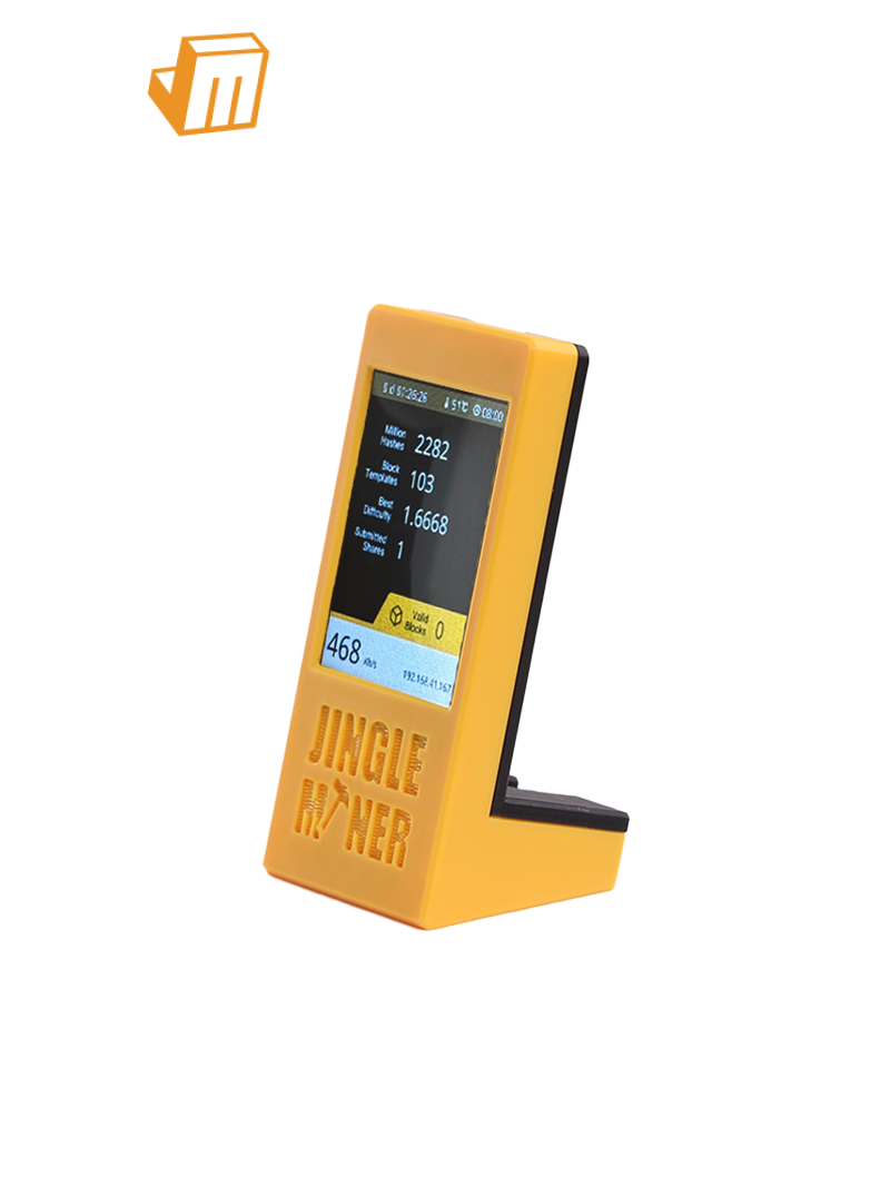 Jingle Miner BTC Solo Lottery Monitor 460Kh/s
