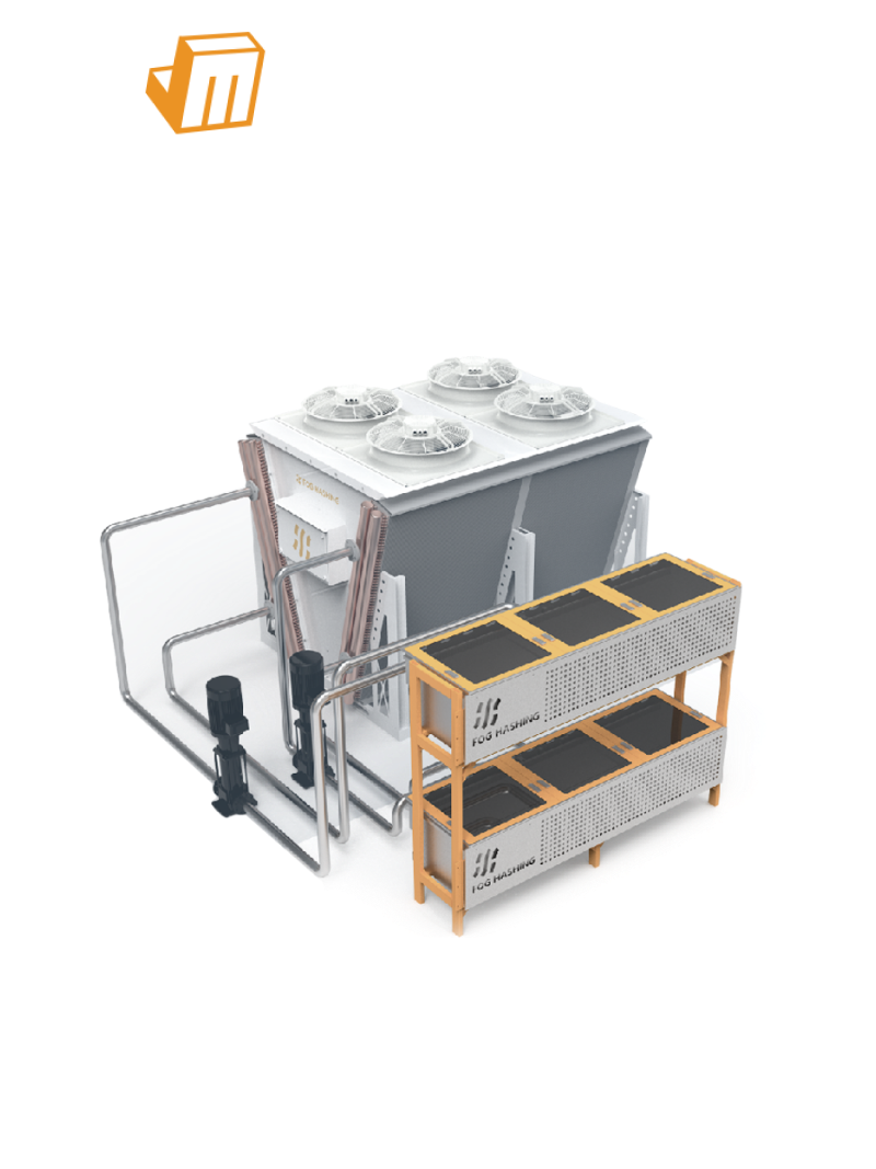 240kW Immersion System B24 Tank × 2 Supports up to 48 Antminers or 60 Whatsminers