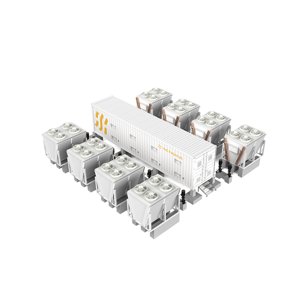 Immersion Cooling Container BC40 MEGA Support Up to 384 AntMiner S19 XP or 480 WhatsMiner M60 M50 Support customization