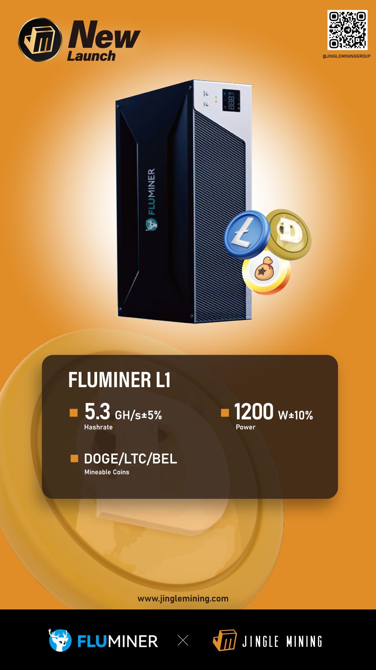 Fluminer L1 - High throughput Server(5.3Gh/1200W)