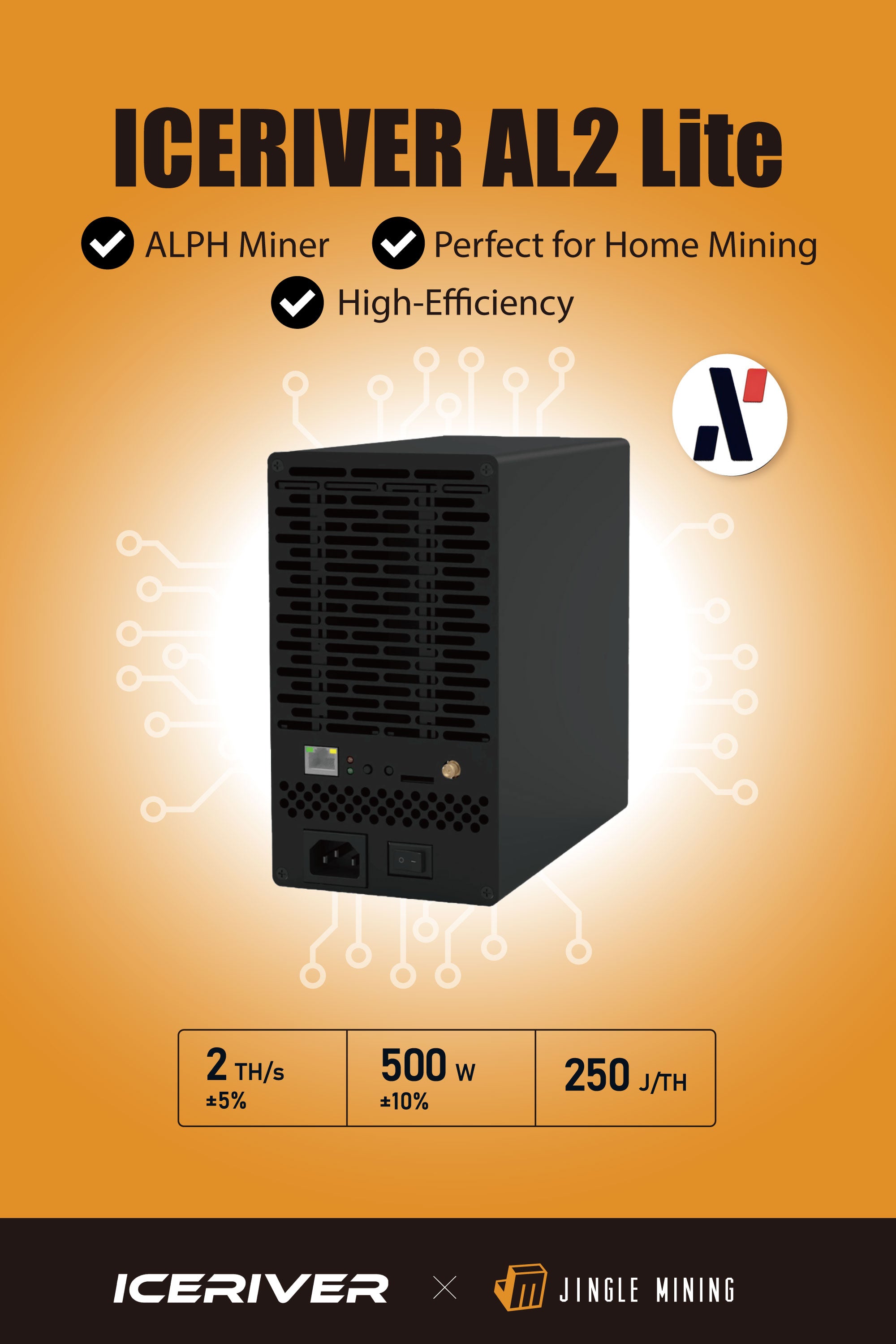 Iceriver ALPH AL2 LITE 2Th 500W