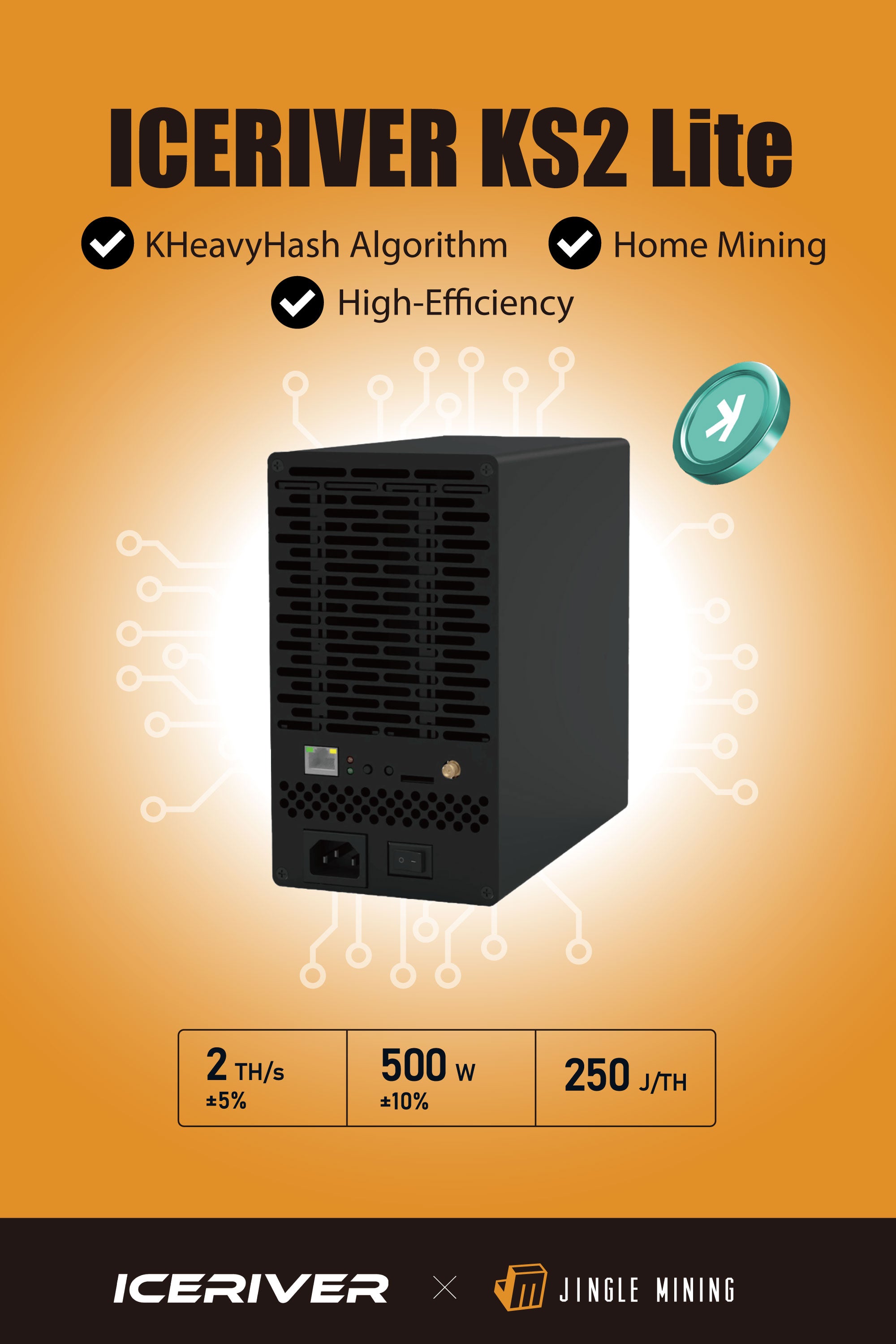 Iceriver KAS KS2 LITE 2Th 500W