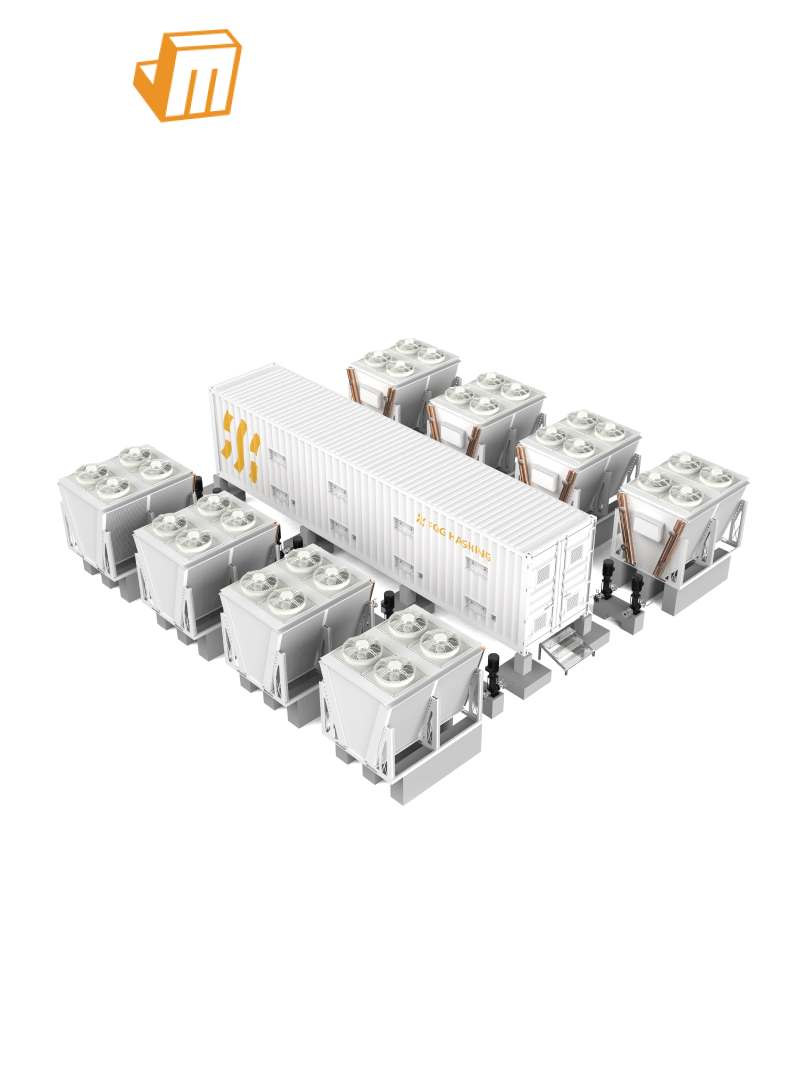Immersion Cooling Container BC40 MEGA Support Up to 384 AntMiner S19 XP or 480 WhatsMiner M60 M50 Support customization