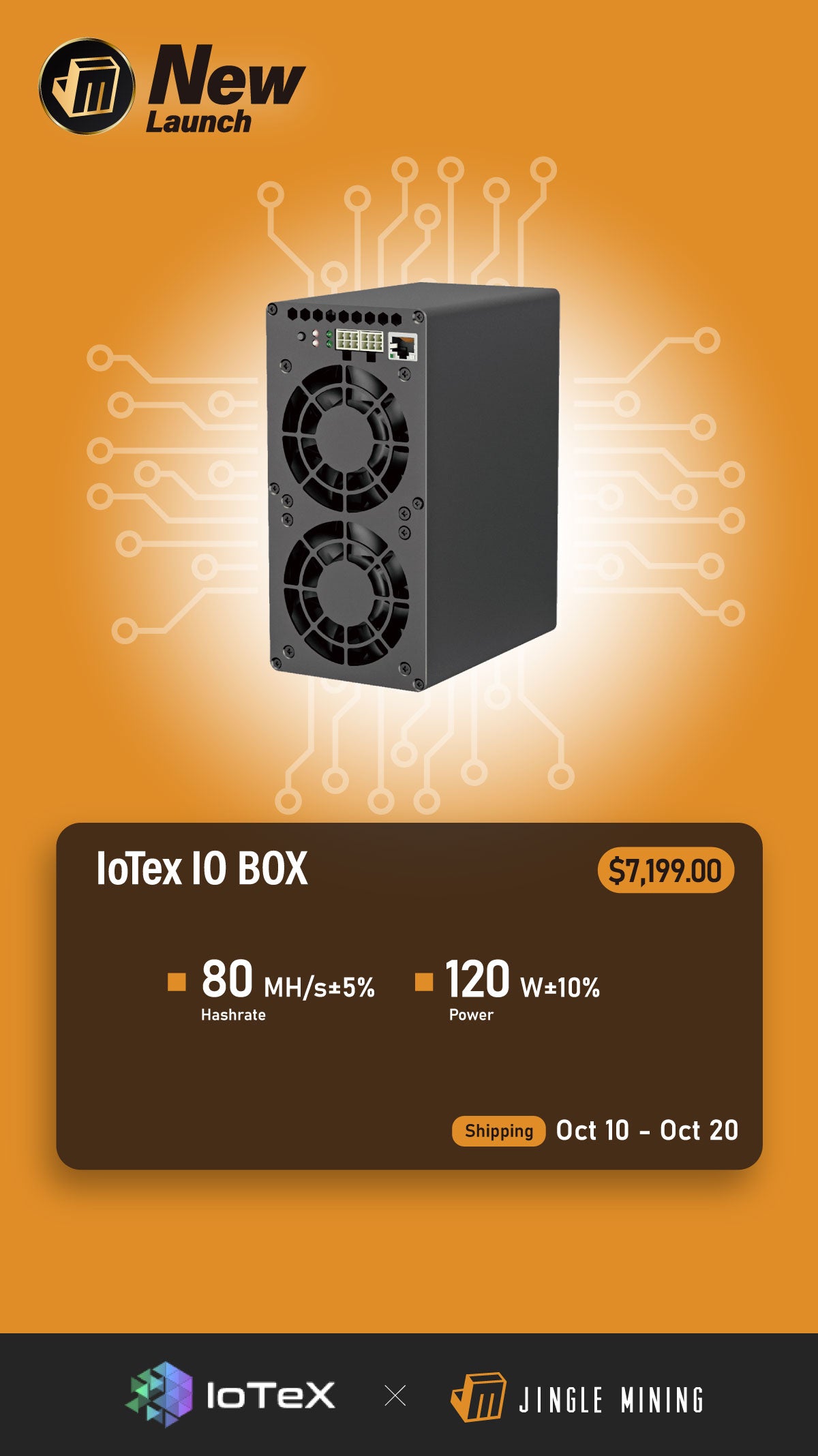 IoTex IO BOX 80M 120W